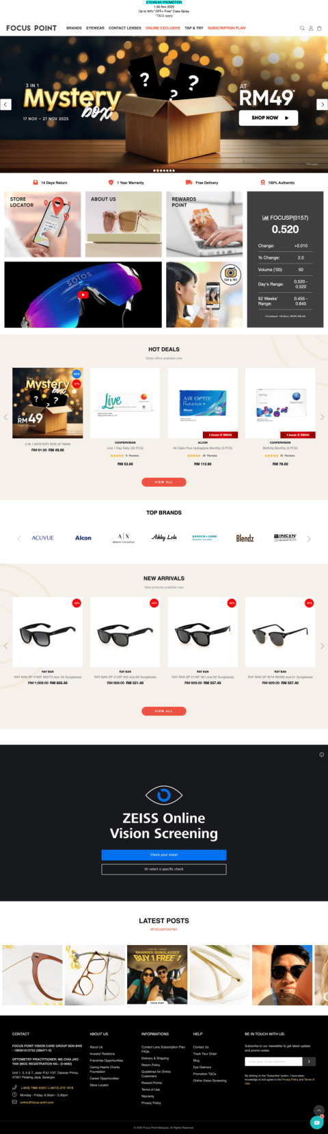 FOCUS POINT VISION CARE GROUP